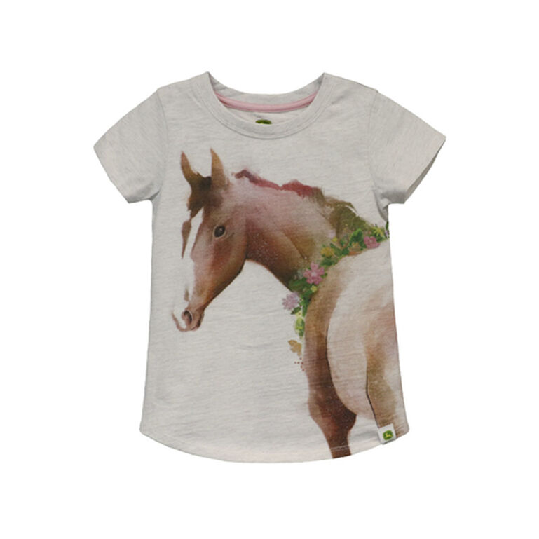 Oatmeal Horse Short Sleeve T-Shirt LP83063, 
