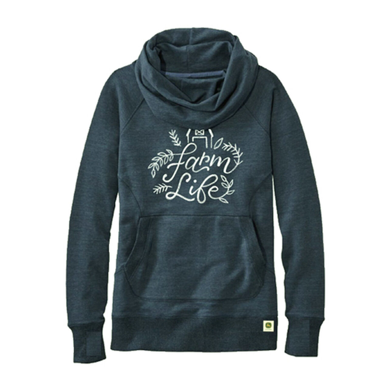 Blue Farm Life Cowl Neck Hoodie,  image number 0