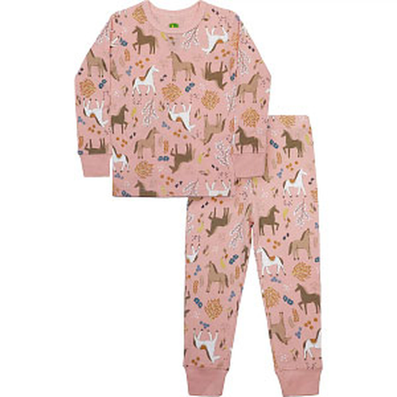 John Deere Pink Horse 2 Pc Pajamas Set LP837666,  image number 0