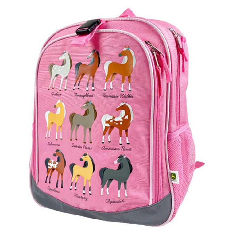 Pink Horse Breeds Backpack - LP77310, 