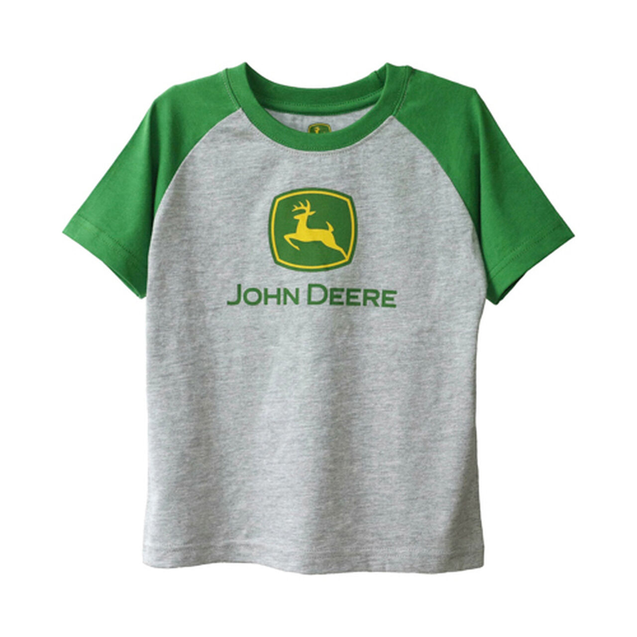 Gray Green Raglan Sleeve Toddler T-Shirt - J1T755HTOZ,  image number 0