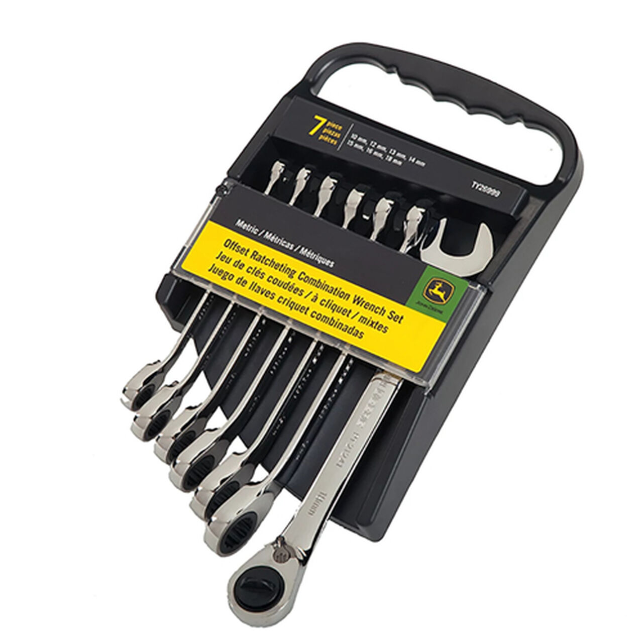 7 Piece Metric Offset Wrench Set - TY26999,  image number 0