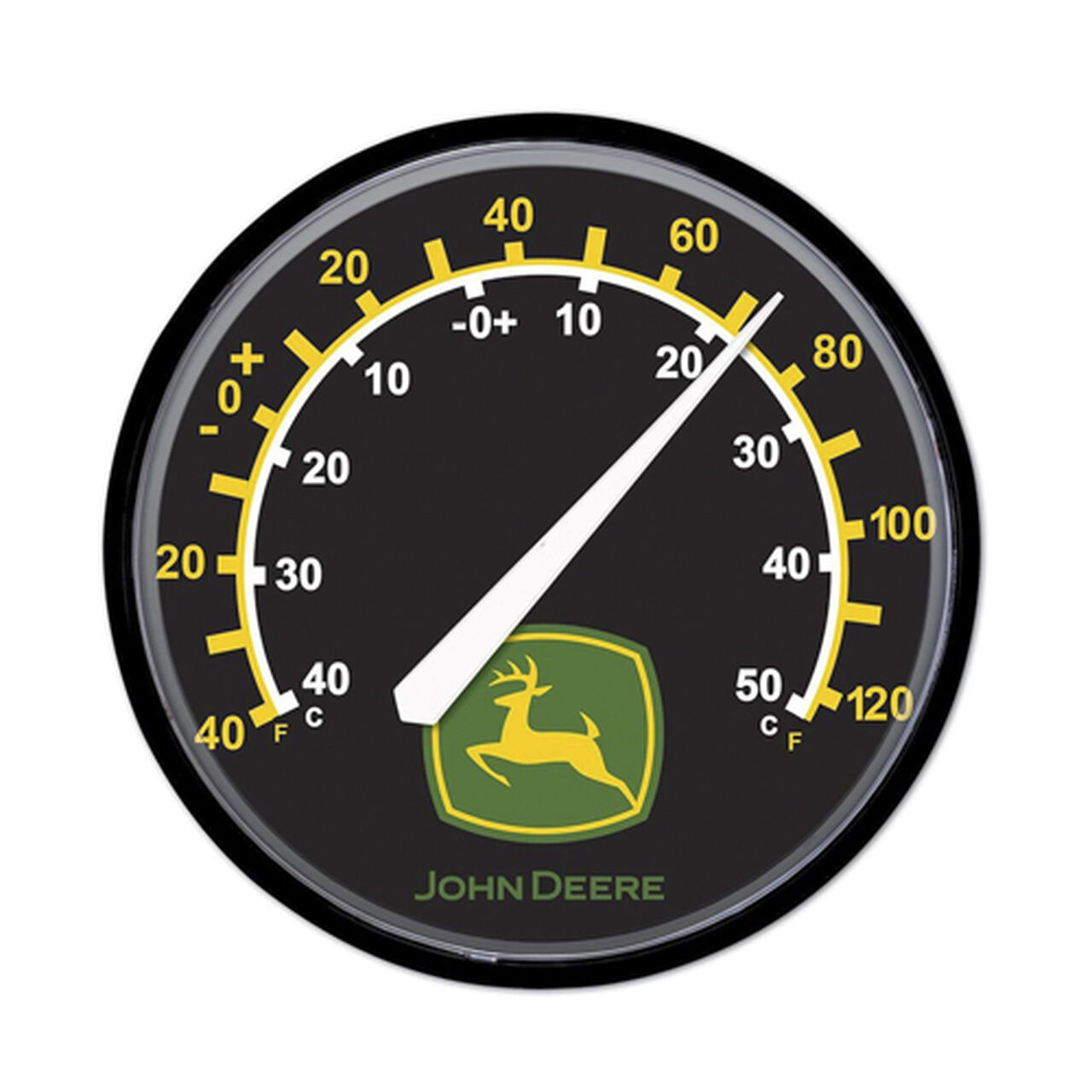 John Deere Black Thermometer with Logo - LP79693,  image number 0