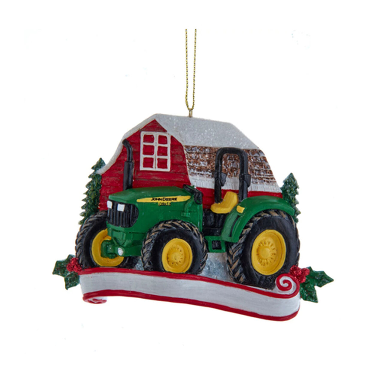 John Deere Personalized Tractor Barn Ornament - LP81864,  image number 0