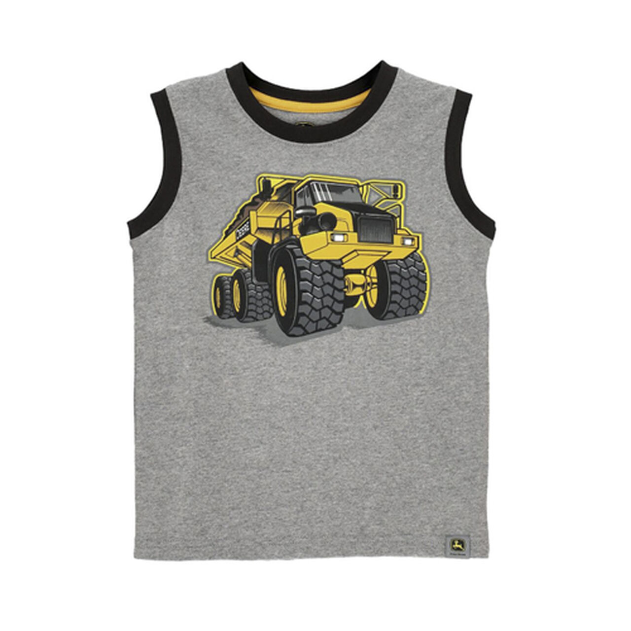 John Deere Gray Sleeveless Dump Truck T-Shirt LP794995,  image number 0